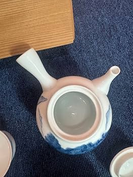 Amazon.co.jp: 1746 有田焼 染付山水 茶器セット 急須1客 湯冷し